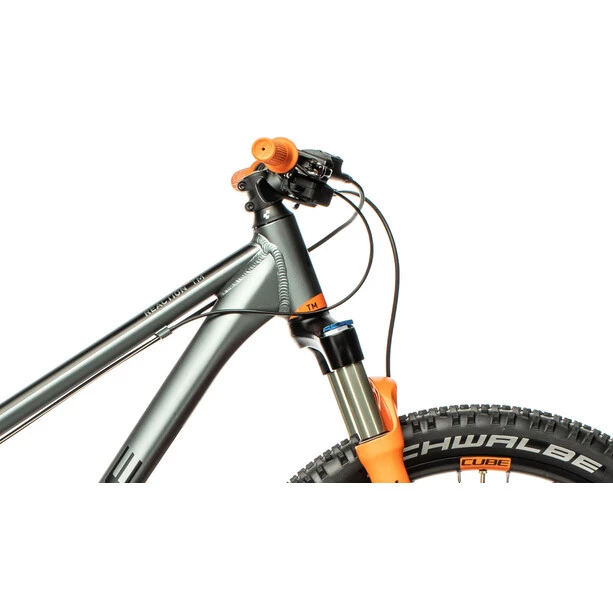 Cube VTT Enfant & Ado Reaction 240 TM Enfant, Gris/orange 5 Cube VTT Enfant & Ado Reaction 240 TM Enfant, Gris/orange – Image 3