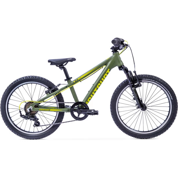 Eightshot VTT Enfant & Ado X-Coady 20 FS 7-speed Kids, Olive/jaune 3 Eightshot VTT Enfant & Ado X-Coady 20 FS 7-speed Kids, Olive/jaune