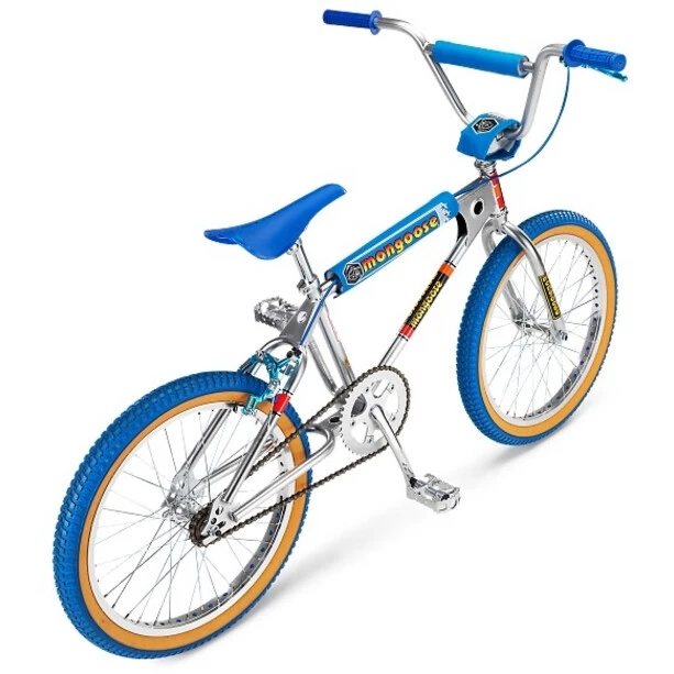 Mongoose BMX California Special, Argent/bleu 4 Mongoose BMX California Special, Argent/bleu – Image 2