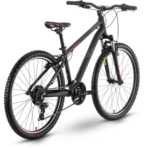 R-raymon VTT Enfant & Ado SixRay 1.0 26" Adolescents, Noir/gris 4 R-raymon VTT Enfant & Ado SixRay 1.0 26" Adolescents, Noir/gris – Image 2