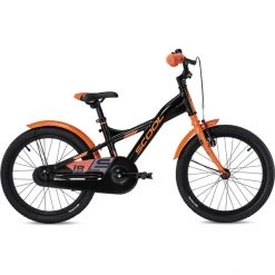 Scool VTT Enfant & Ado XXlite Alloy 18 Enfant, Noir/orange